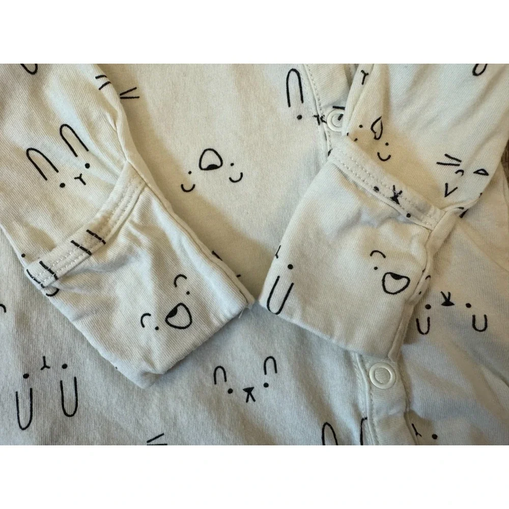 Mighty Goods Baby Outfit Girl Preemie Clothes‎ Hat Cat Bunny Face Footed Set Lot